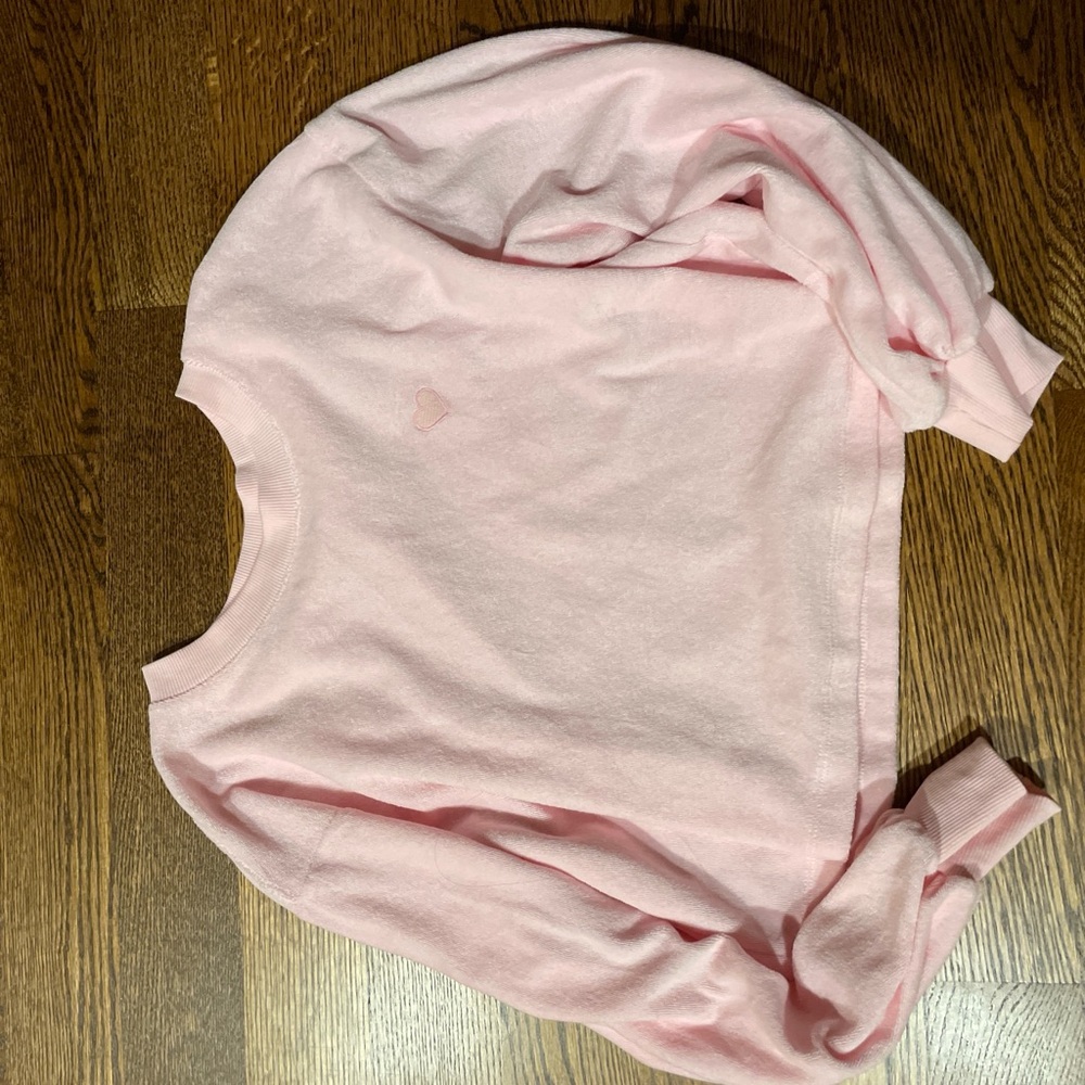 Stoney Clover Lane Pink Crewneck Sweater
